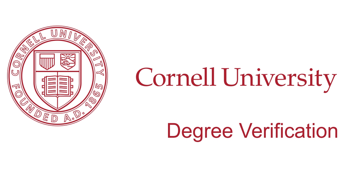 Cornell University Degree Verification